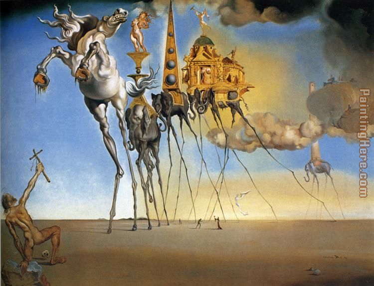 Salvador Dali The Temptation of St. Anthony